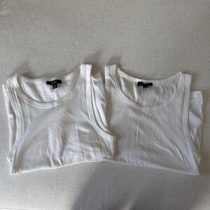 J.Crew Ribbed Tank Tops - set of 2!